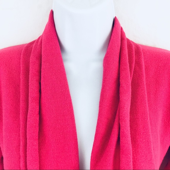 Christopher & Banks Cardigan Hot Pink Size Medium - Picture 2 of 7